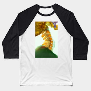 Neck vertebrae flexed, X-ray (P116/0729) Baseball T-Shirt